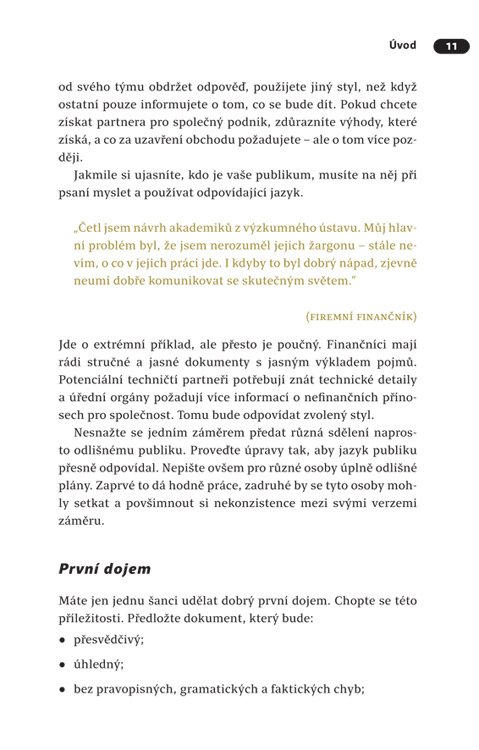 Jak napsat dobrý podnikatelský záměr
