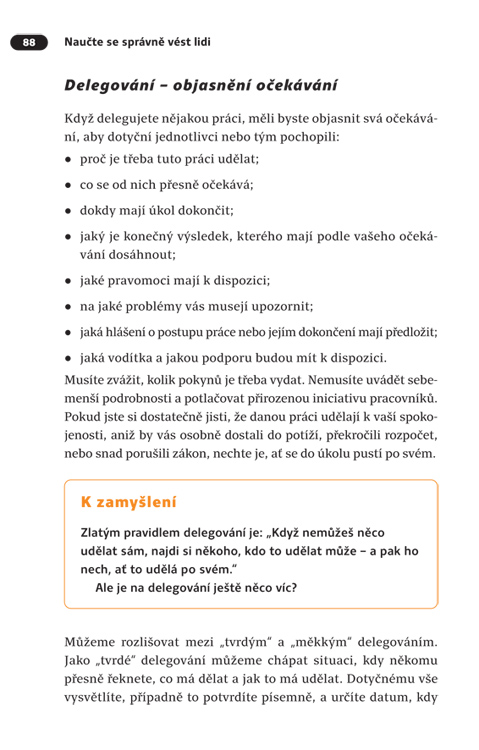 Naučte se správně vést lidi