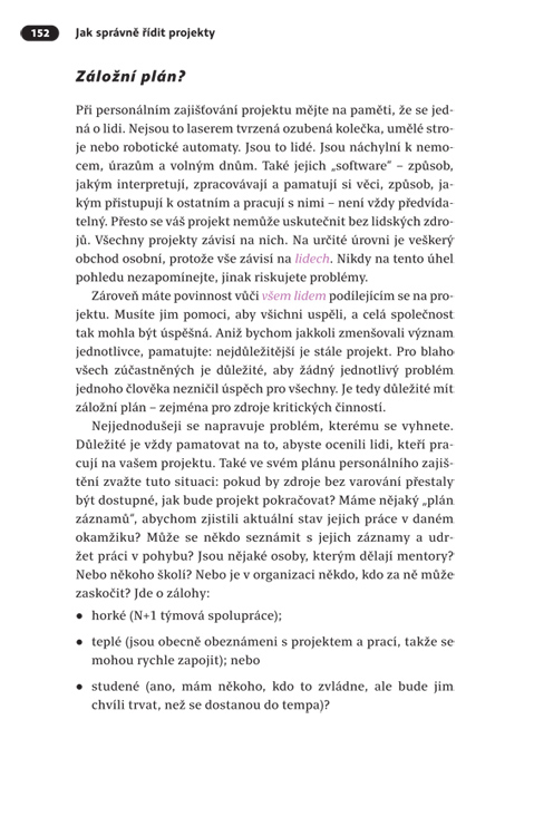 Jak správně řídit projekty