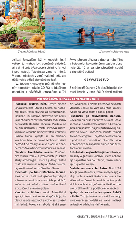 Jeruzalém a Tel Aviv - Poznejte