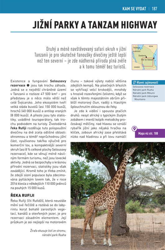 Tanzanie a Zanzibar velký průvodce