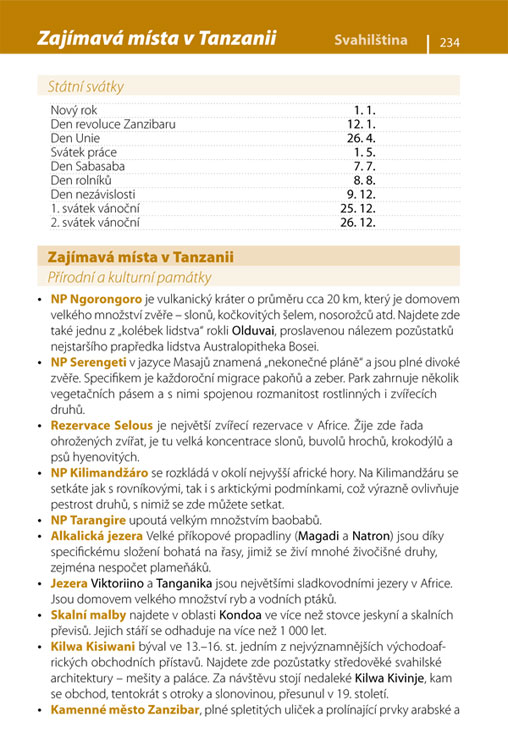 Afrika - jazykový průvodce