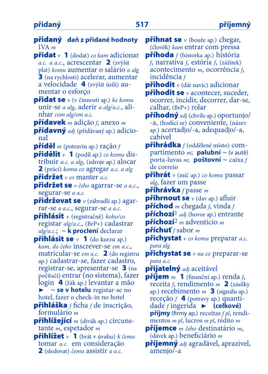 Portugalština slovníček