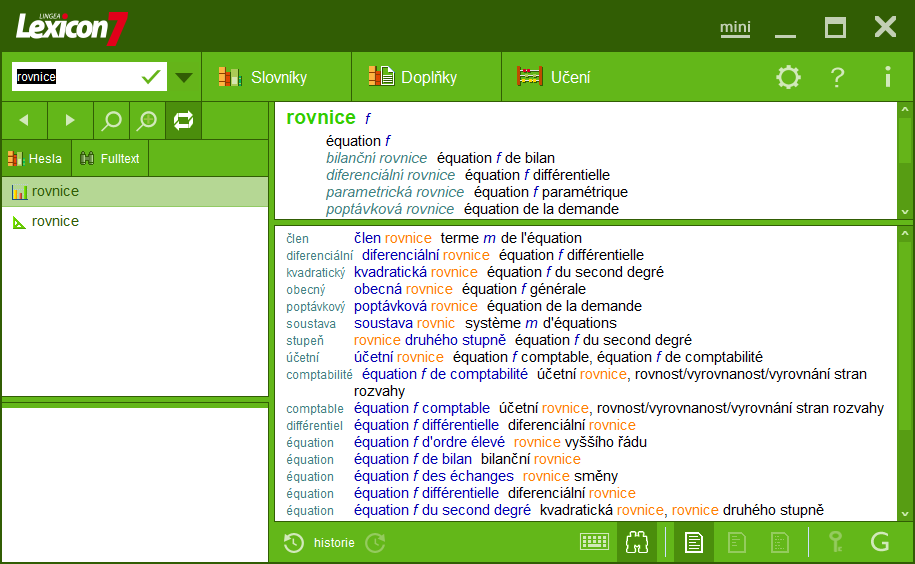 Lexicon 7 Francúzsky Platinum + ekonomický + technický slovník