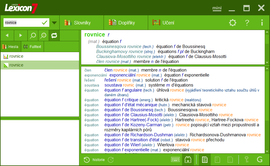 Lexicon 7 Francúzsky Platinum + ekonomický + technický slovník
