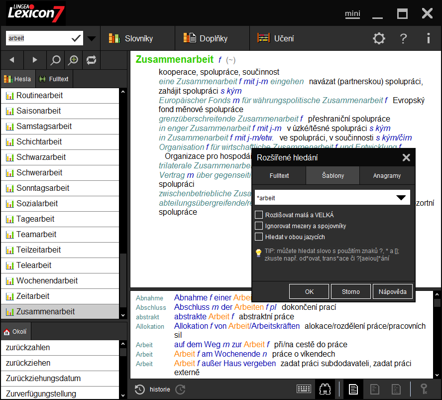 Lexicon 7 Nemecký Platinum + ekonomický + technický slovník