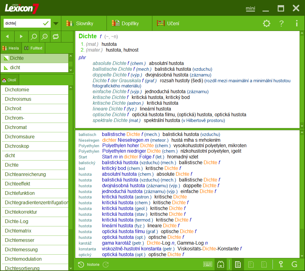 Lexicon 7 Nemecký veľký + ekonomický + technický slovník