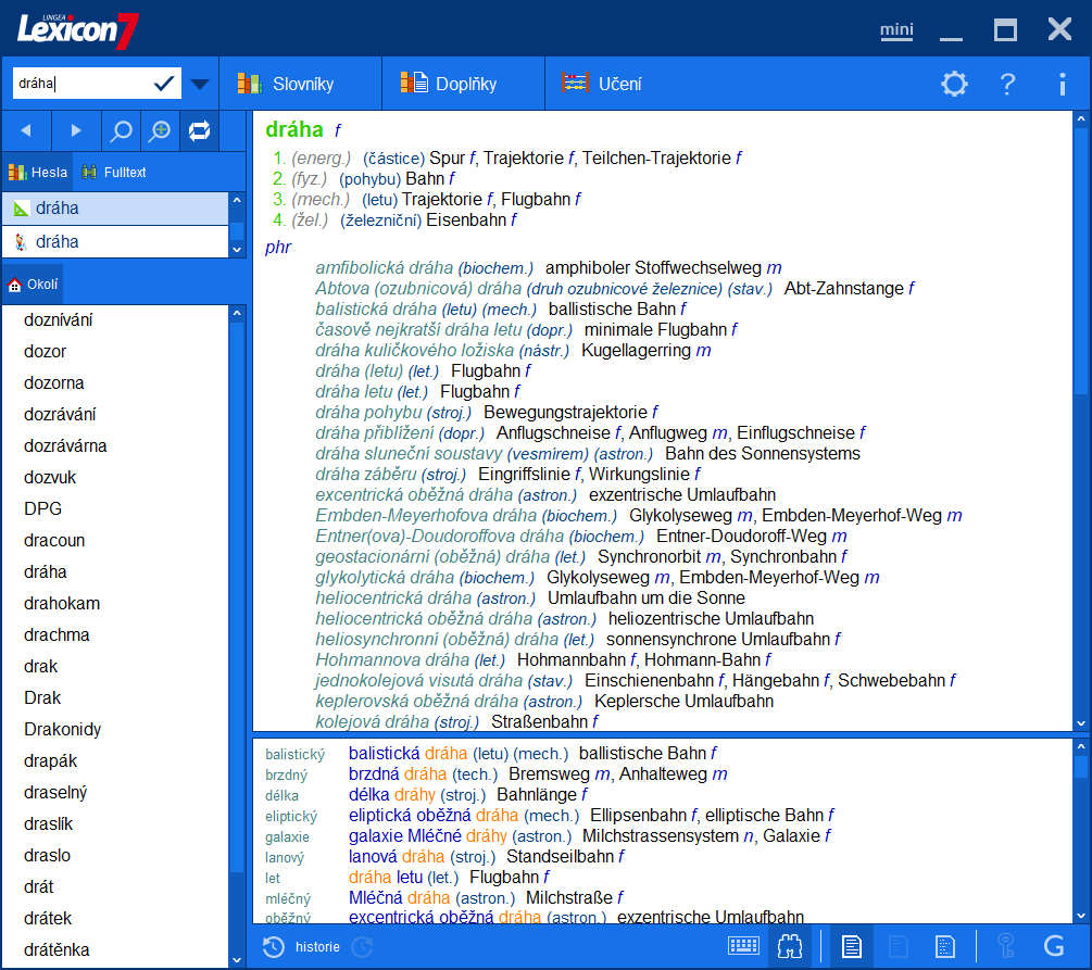 Lexicon 7 Nemecký veľký + ekonomický + technický slovník