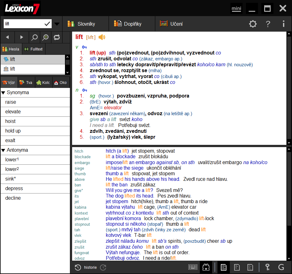Lexicon 7 Anglický praktický slovník