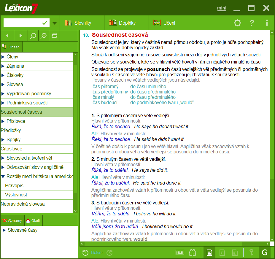 Lexicon 7 Anglický slovník Platinum