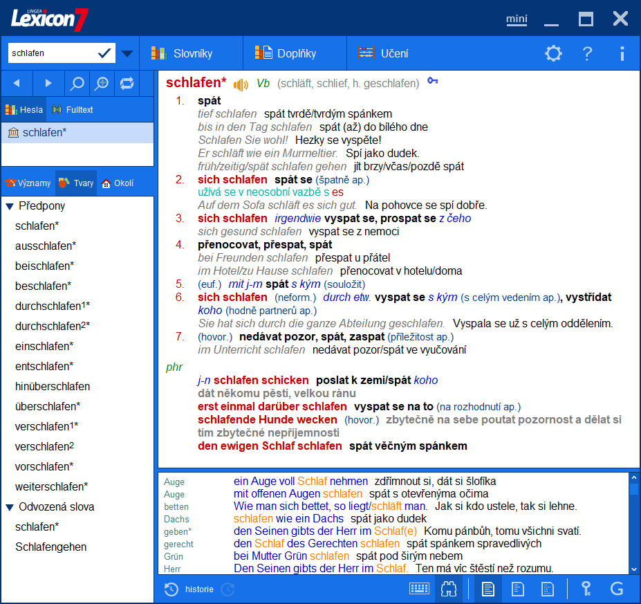 Lexicon 7 Nemecký slovník Platinum