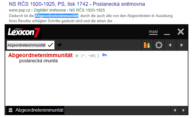 Lexicon 7 Nemecký slovník Platinum