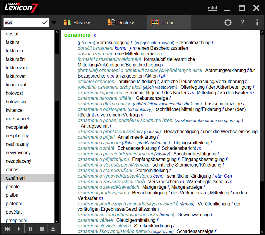 Lexicon 7 Nemecký ekonomický slovník