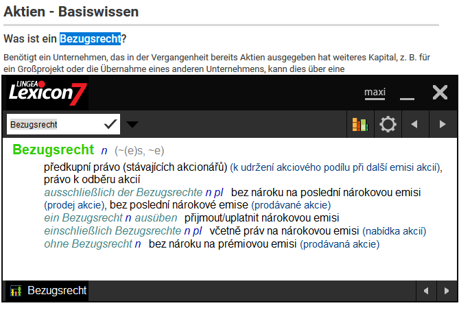 Lexicon 7 Nemecký ekonomický slovník