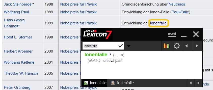 Lexicon 7 Nemecký technický slovník
