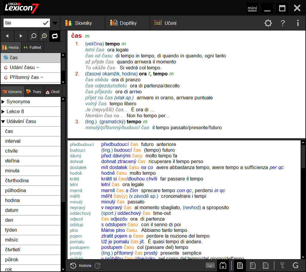 Lexicon 7 Taliansky praktický slovník