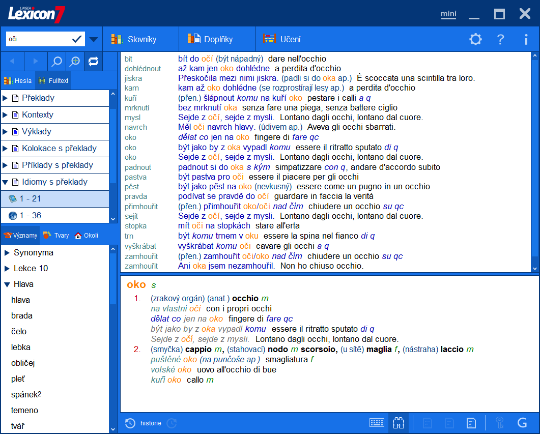 Lexicon 7 Taliansky praktický slovník