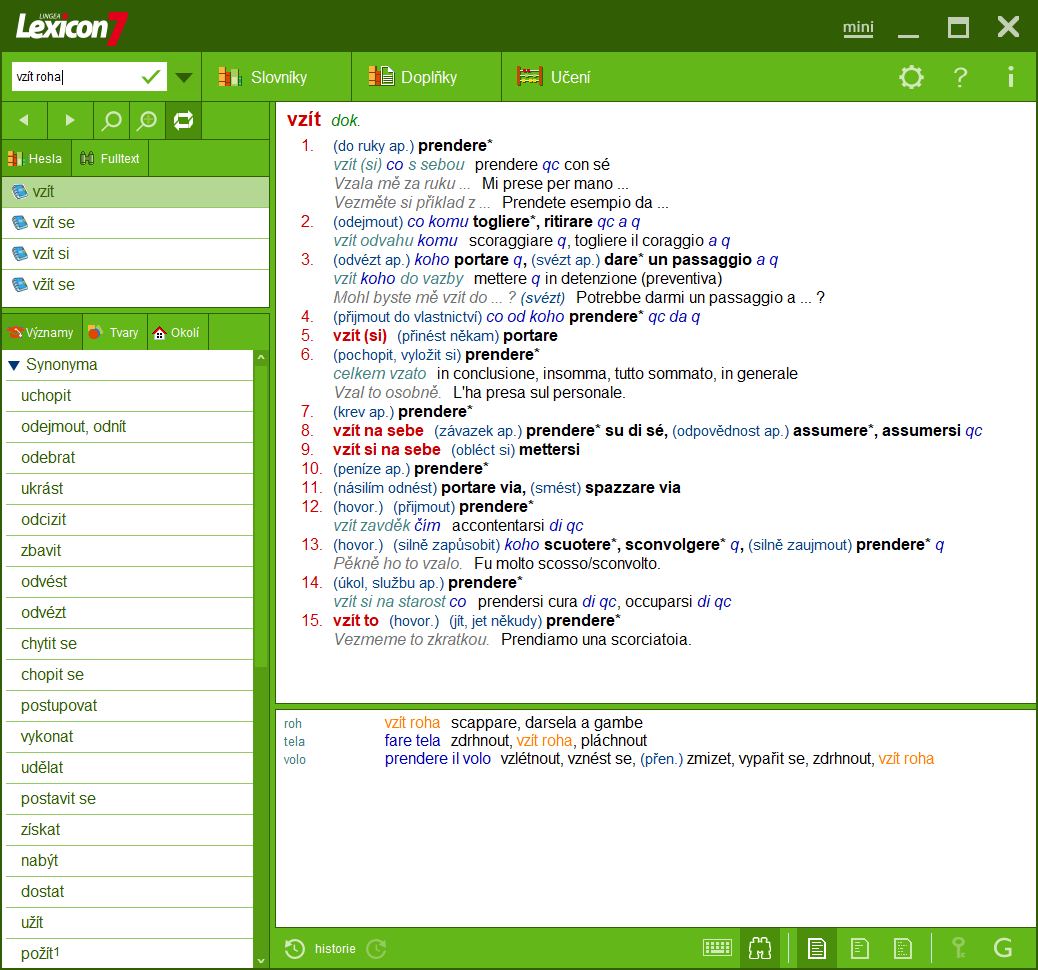 Lexicon 7 Taliansky praktický slovník