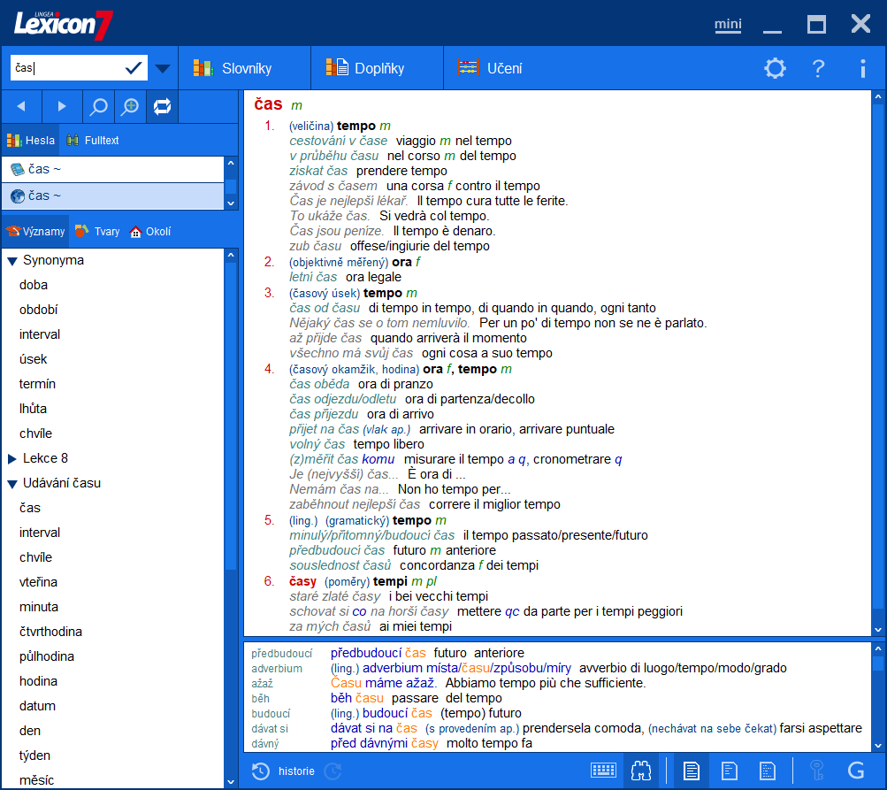 Lexicon 7 Taliansky velký slovník