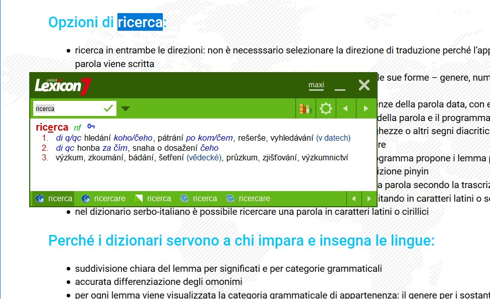 Lexicon 7 Taliansky velký slovník