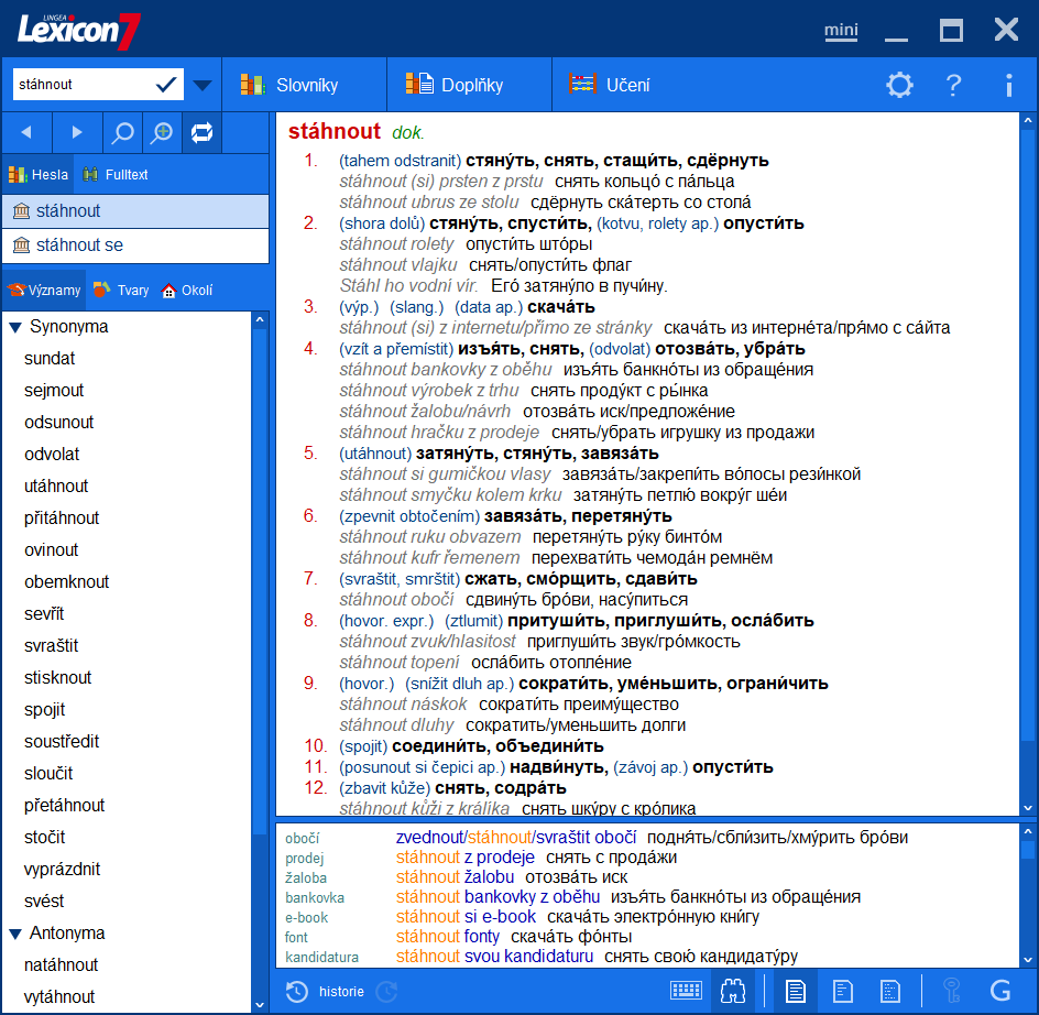 Lexicon 7 Ruský slovník Platinum