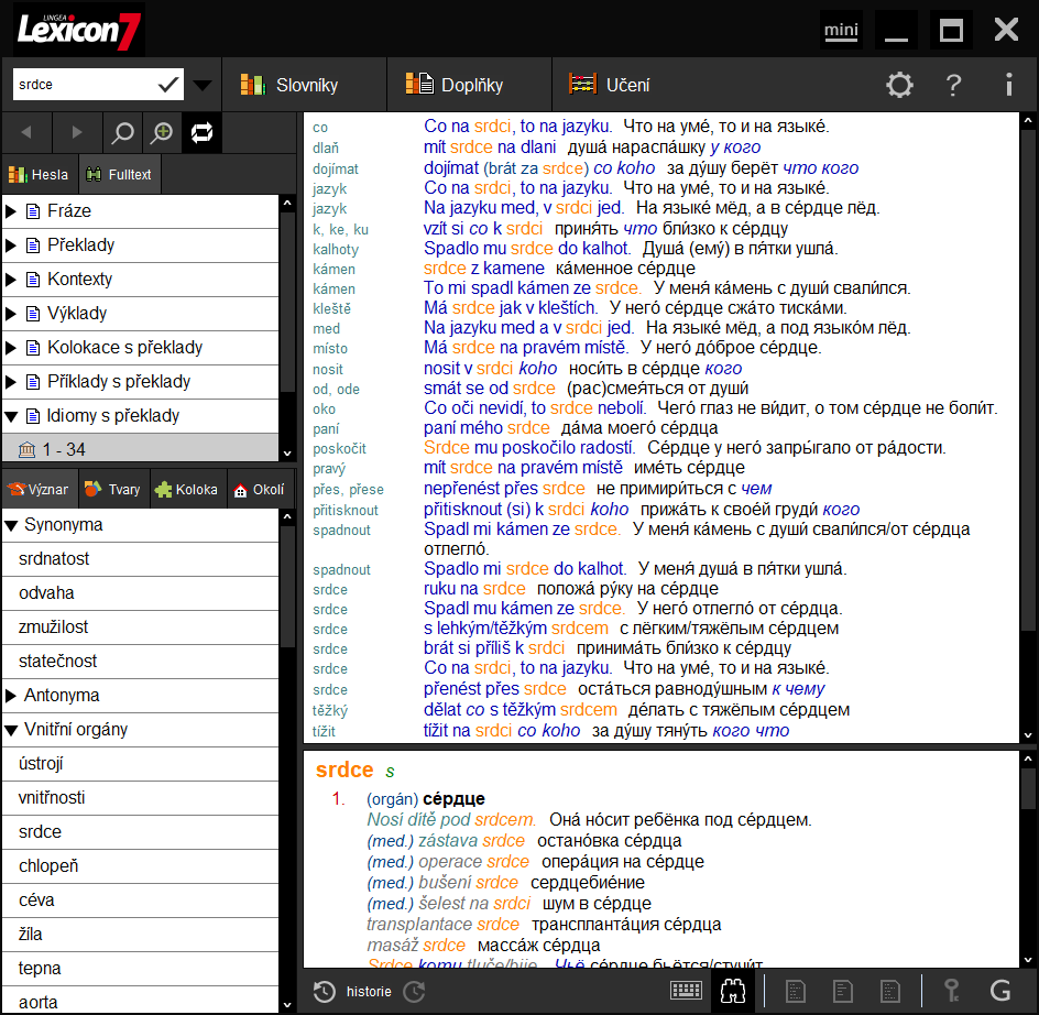 Lexicon 7 Ruský slovník Platinum