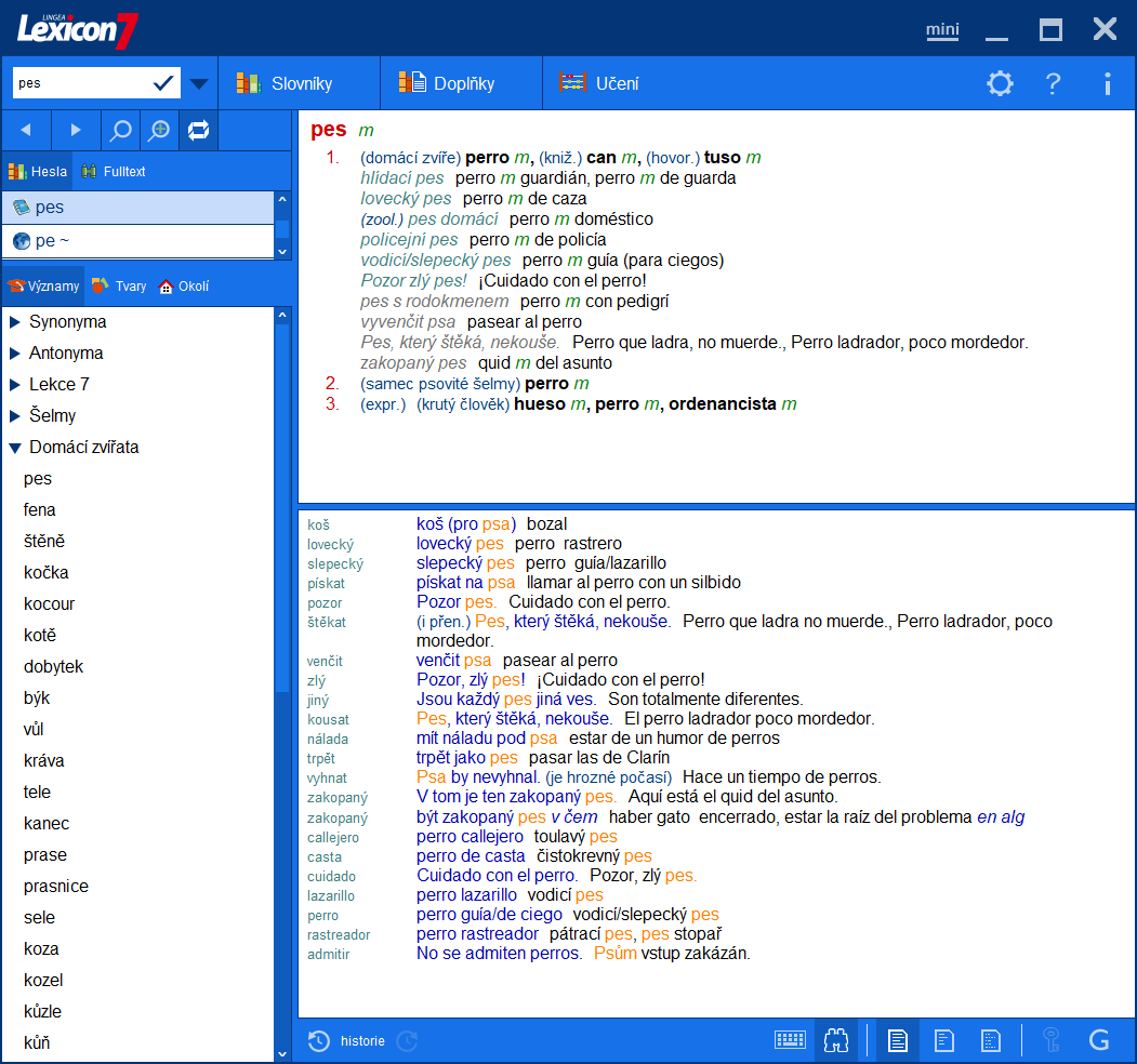 Lexicon 7 Španielsky praktický slovník
