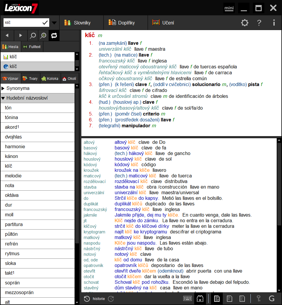 Lexicon 7 Španielsky veľký slovník