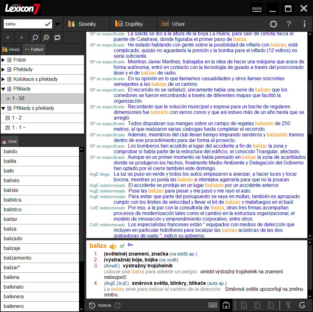 Lexicon 7 Španielsky slovník Platinum