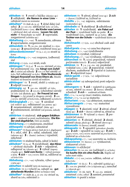 Nemecký praktický slovník