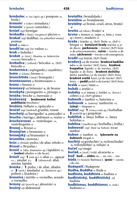 Portugalsko-slovenský a slovensko-portugalský slovník