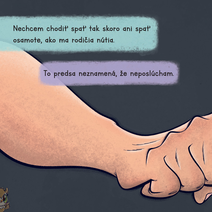Alex nechce spať