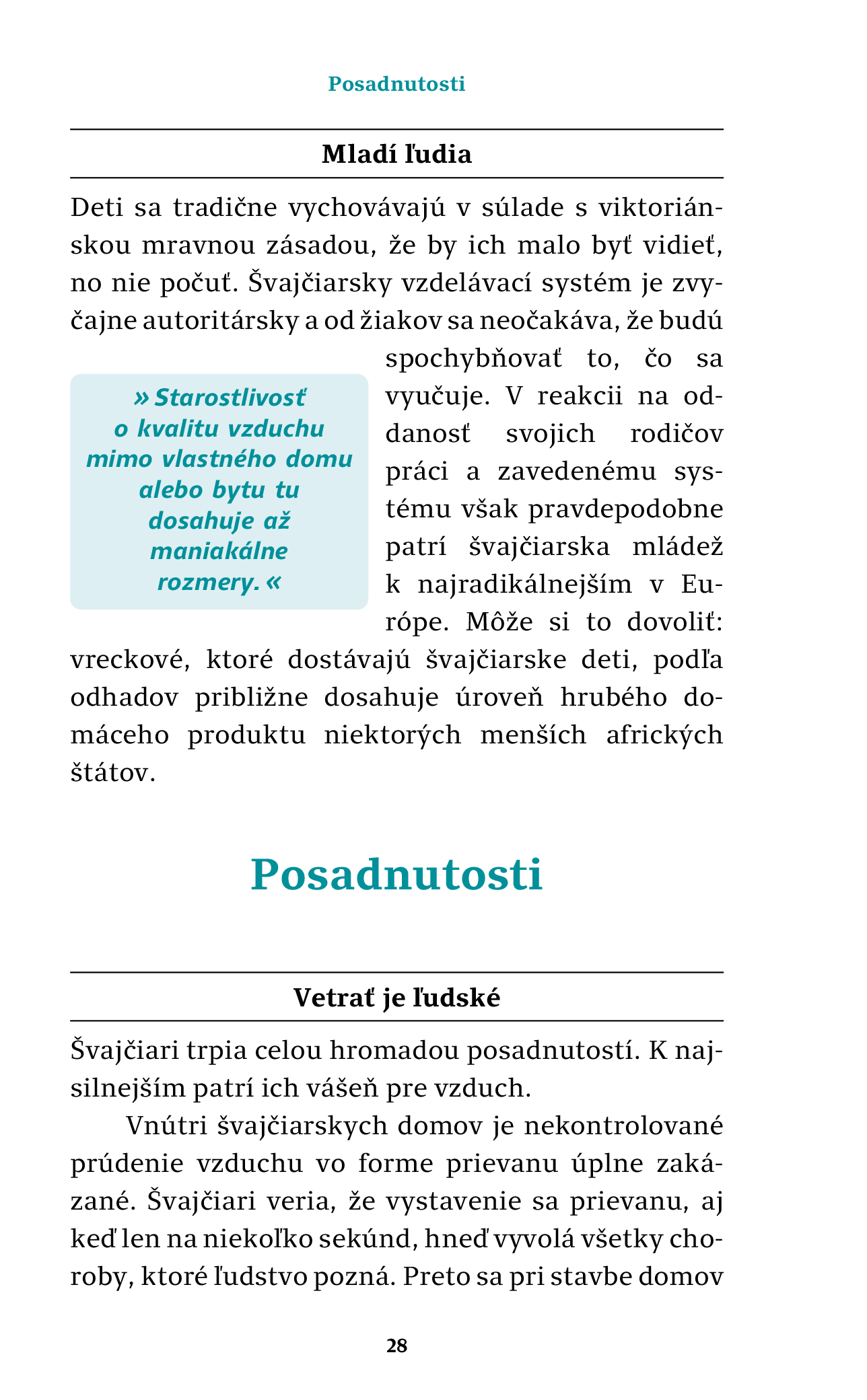 Akí sú? Švajčiari