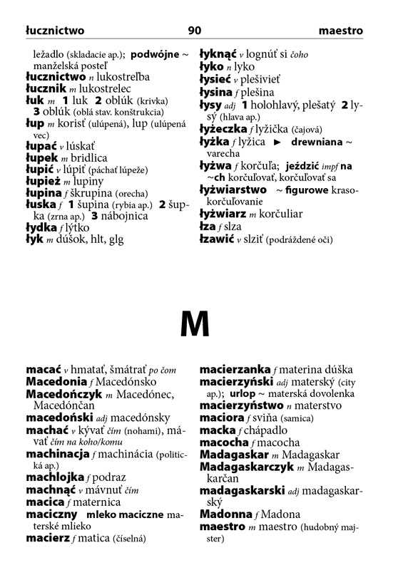 Poľština slovníček