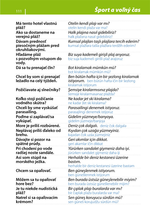 Slovensko-turecká konverzácia