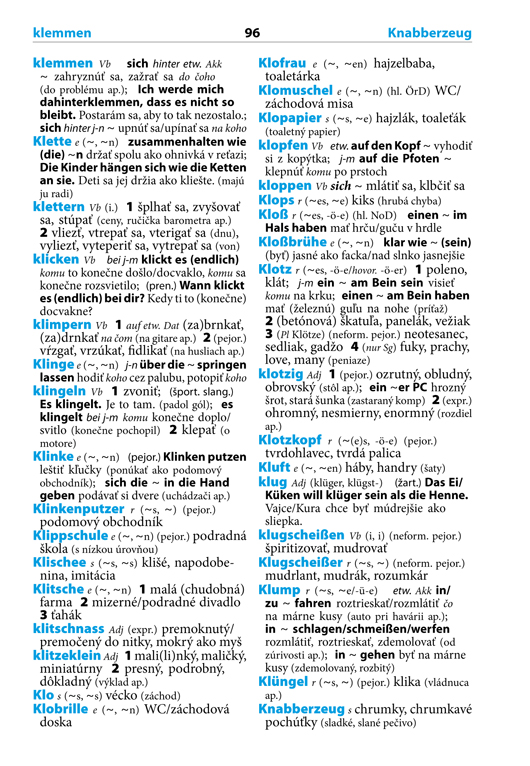 IS WAS? Slovník slangu a hovorovej nemčiny