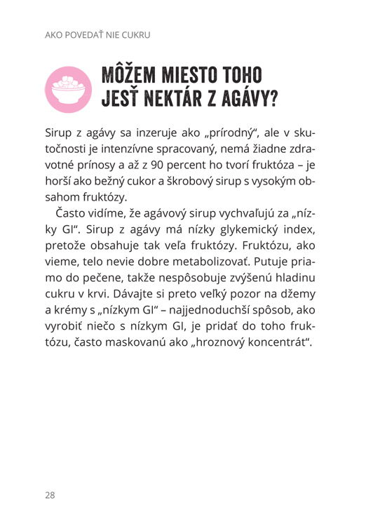 Ako povedať nie cukru