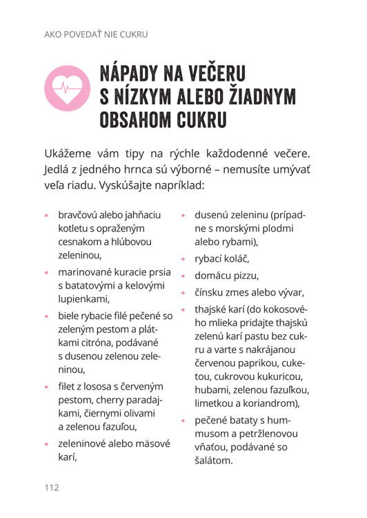Ako povedať nie cukru