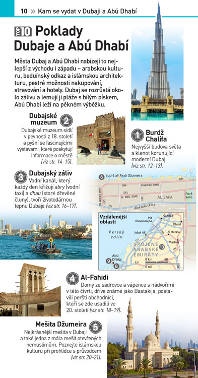 Dubaj a Abú Dhabí - TOP 10