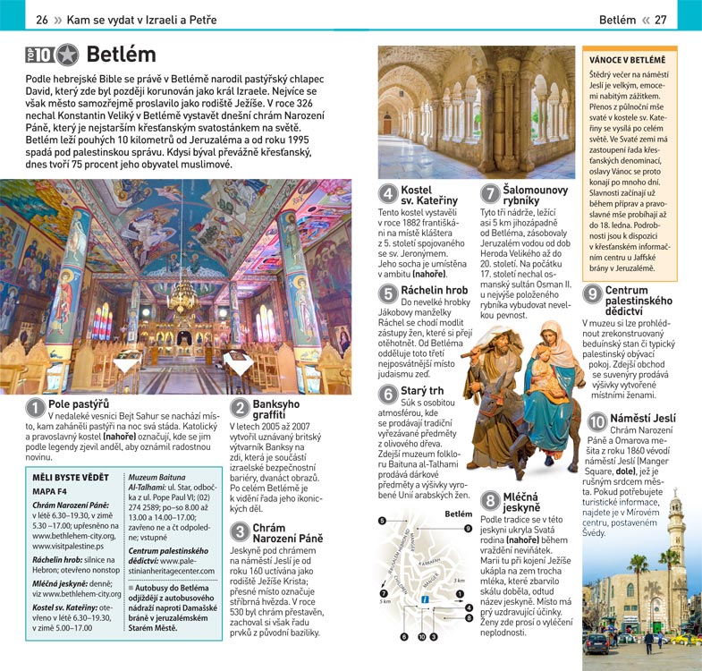 Izrael a Petra - TOP 10