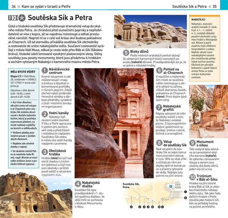 Izrael a Petra - TOP 10