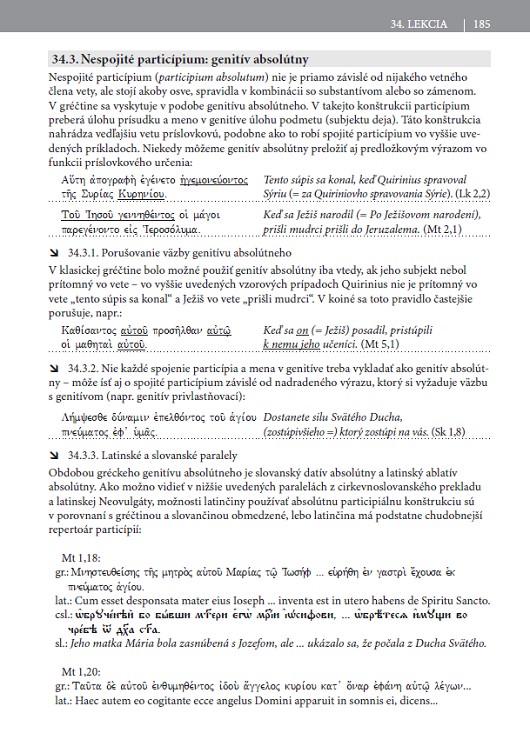 Biblická gréčtina - Panczová/Škoviera