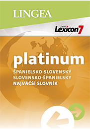 Lexicon 7 Španielsky slovník Platinum